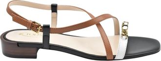 Tod's Leren T Chain Sandalen - Dames - Sandalen - Veelkleurig - 37 EU - Leer - Schoenen