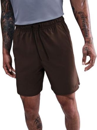 Nike Mens Dri-FIT Unlimited Woven 7 Inch Shorts - Baroque Brown/Black/Baroque Brown Size 3XL