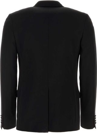 Lanvin Mens Wool Blazer Black Blazers