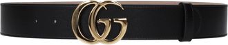 Gucci Marmont Uomos Cintura in pelle nera
