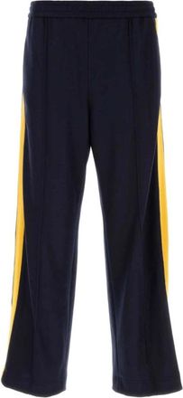 1989 STUDIO Side Band Pant - Heren - Sweatpants - Blauw - L - Wol - Broeken