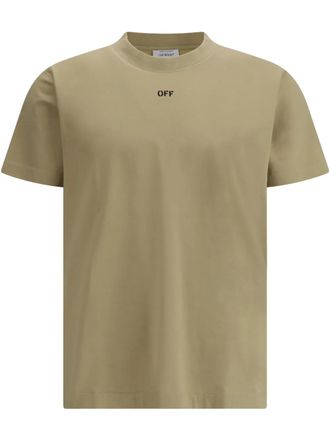 Off-white Croco Arrow T-shirt - men - Cotton - S - Neutrals