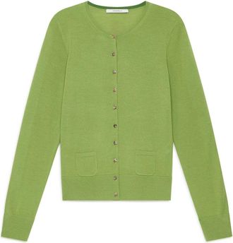 Maliparmi Colours Of The World Cardigan - Dames - Vesten - Groen - L - Wol - Truien & Vesten
