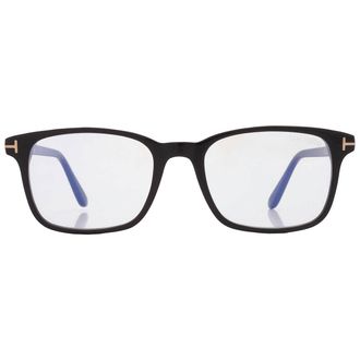 Tom Ford Blue Light Block Rectangular Mens Eyeglasses FT5831-B 001 51