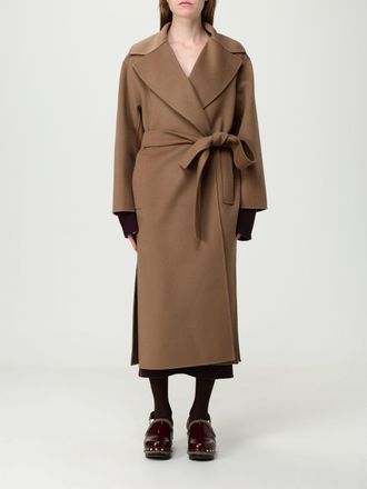 Max Mara Coat S MAX MARA Woman color Hazel