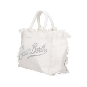 MC2 Saint Barth Tote Bags, female, White, Size: ONE SIZE Vanity Shoulder Bag