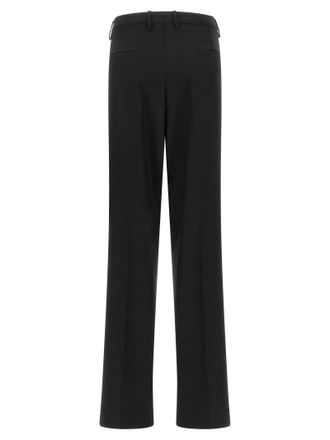 Tagliatore Virgin Wool Tailored Trousers - Black
