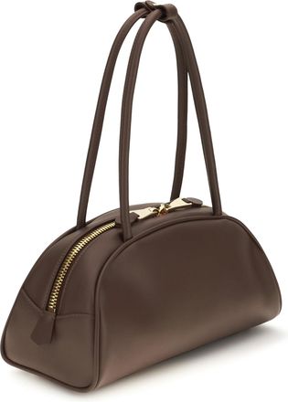 Miu Miu Womens Shoulder Bag Beau Calf Leather Briar Brown