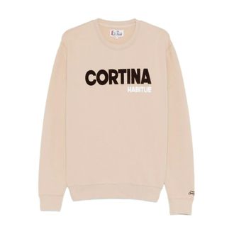 MC2 Saint Barth Sweatshirts, male, Beige, L, Soho N Sweatshirt
