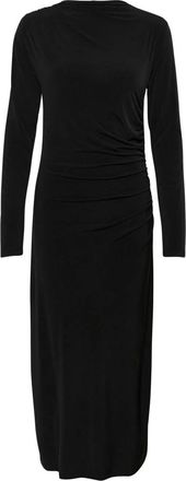 Soaked In Luxury Elegante Zwarte Sladjo Jurk - Dames - Casual kleedjes - Zwart - XL - Kleedjes