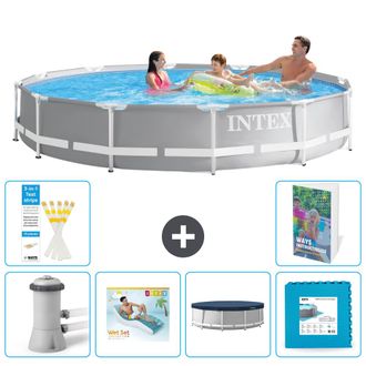 Intex Piscina Prism Frame Redonda - 366x76 Cm - 7-piezas S311