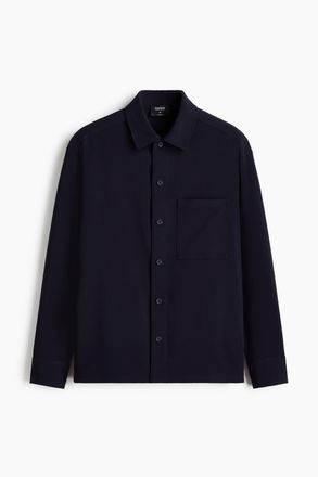 H&M Overshirt mit Four-way-Stretch - Blue