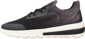 Geox Moderne Stijl Sneakers - Heren - Sneakers - Zwart - 44 EU - Schoenen
