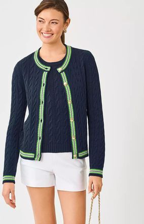 Lilly Pulitzer Brockton Crew Neck Cardigan