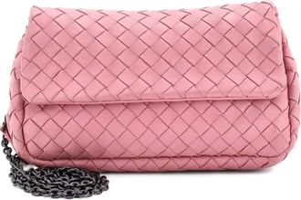 Bottega Veneta Expandable Chain Intrecciato Nappa Small crossbody bag - Zwart