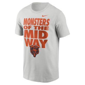 Nike Chicago Bears Essential Nike Mens NFL T-Shirt in Grey | N1990BB7Q-U7G