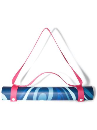 Pucci Yoga mat met marmo-print - Blauw