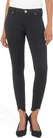 Kut from the Kloth Carlo Skinny Ankle Jeans in Black at Nordstrom Rack, Size 10