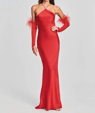 Retrof&ecirc;te Justine Dress In Red