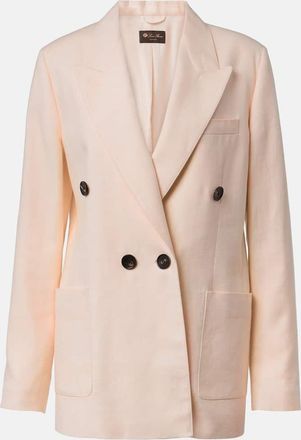 Loro Piana Blazer Genny in lino e lana