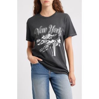 Vinyl Icons New York Ski Club Cotton Graphic T-Shirt in Phantom at Nordstrom Rack, Size X-Small