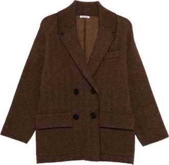 Lebor Gabala Blazer doppiopetto - Marrone