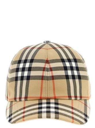 Burberry Beige Check Baseball Hat