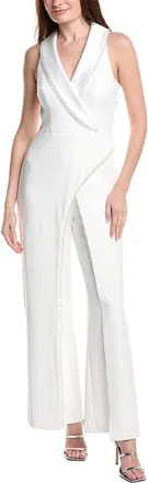 Adrianna Papell Pearl Crepe Jumpsuit