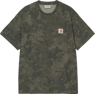 Carhartt Work in Progress Tops, Heren, Groen, S, Katoen, T-Shirt