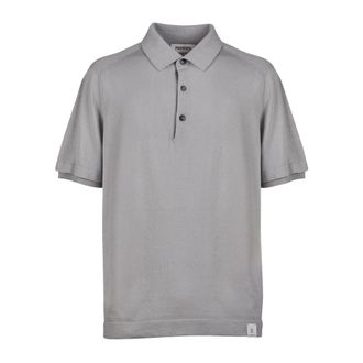 Premiata Cotton Polo Shirt - male - Premiata - Polo Shirts - Gray - XL - Tops