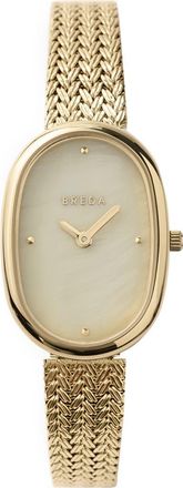 Breda Jane Mesh Strap Watch, 23mm in Gold at Nordstrom