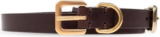 Etro Leren riem - Dames - Riemen - Bruin - 85 CM - Leer - Accessoires