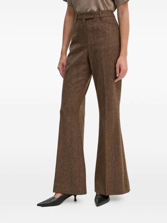 Remain flared trousers - women - Fabric - 34 - Brown
