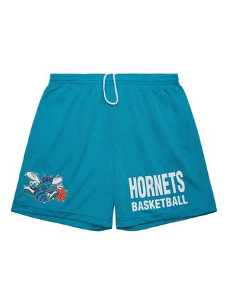 Mitchell & Ness Charlotte Hornets Hardwood Classics Gameday shorts - Blauw