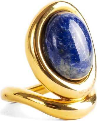 Charlotte Chesnais Anello Bague con lapislazzuli - Oro
