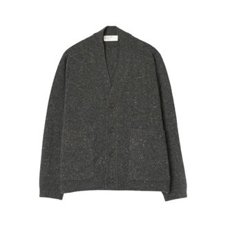Universal Works Langdale Cardigan - Knitwear - Hombre - Negro - S