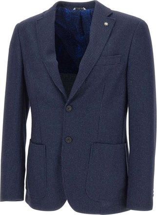 Manuel Ritz Jassen, Heren, Blauw, XL, Blazer
