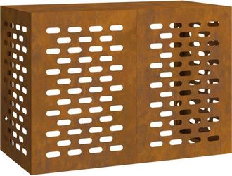 vidaXL Cubierta Para Aire Acondicionado Acero Patinable 100x50x70 Cm Vidaxl