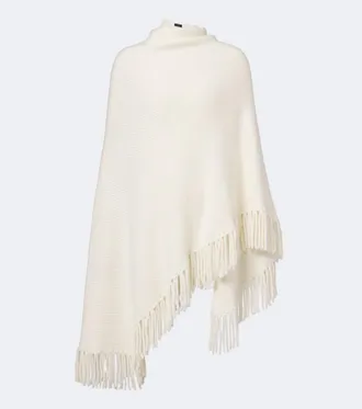 arch4 Duchess fringed cashmere poncho