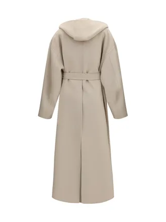 Sportmax Virgin Wool Coat - Beige