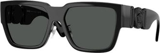 Versace Zonnebrillen - Heren - Zonnebrillen - Zwart - 57 MM - Accessoires