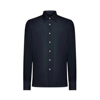 Roberto Ricci Design Oxford Technische Stof Overhemd - Heren - Casual Overhemden - Blauw - S - Overhemden
