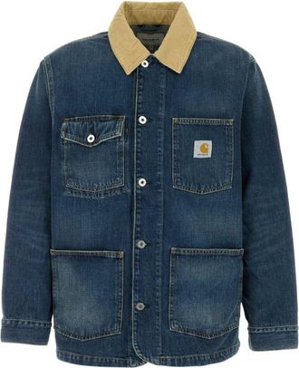 Carhartt Work in Progress Blue Shirt Collar Jacket