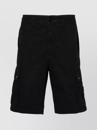 Stone Island organic cotton cargo bermuda shorts