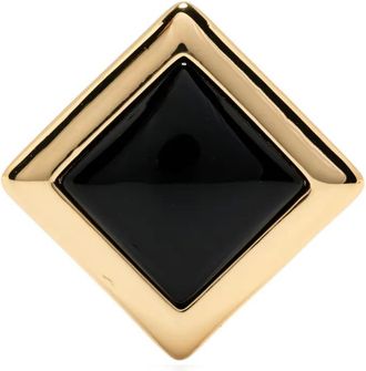 Self Portrait Orecchini squadrati - Oro