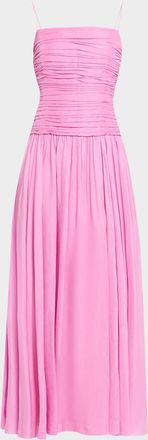 Kobi Halperin Jordyn Linen-Blend Maxi Dress