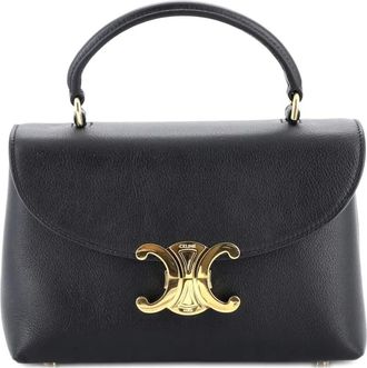 Celine Nino Top Handle Bag Leather Teen satchel - Zwart