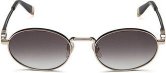 Furla Womens Sunglasses Oro Rose Luc. W-Parts Black Luc Metal Gold
