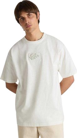 Vans Heren Box Logo Oversized T-shirt (Marshmallow)