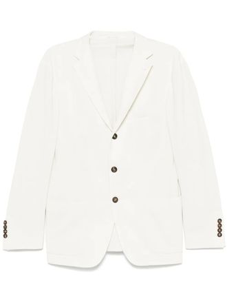 Eleventy cotton blazer - men - Viscose/Cotton - 48 - Neutrals
